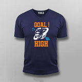 Astronaut Playing Football T-Shirt for Men - Unique Space Style