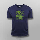 Go Fact Yourself Programmer Mode T-shirt For Men