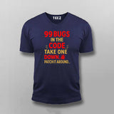 99 Bugs in the Code T-Shirt for Men – Funny Developer Debug