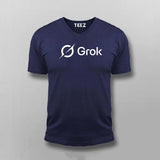 Grok Neural Wave Men’s T-Shirt – Bold Tech Aesthetic