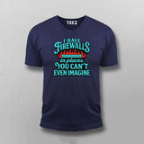 Firewall Defense Mode T-Shirt For Men – Built Like a Network Fortress