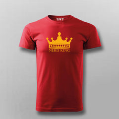 Nerd King T-shirt For Men