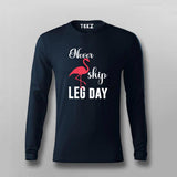 Never Skip Leg Day Funny Gym T-shirt For Men