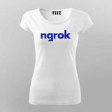 Ngrok Developer T-shirt For Women