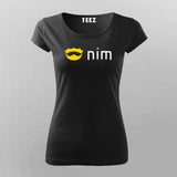 Nim Programming Language Crown T-Shirt For Women