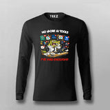 No More Ai Tools I Have Had Enough Men Full Sleeve T-shirt