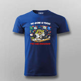 No More Ai Tools I Have Had Enough Men Round Neck T-shirt
