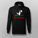 No Internet Dino Men's Tee - Fun and Stylish Wear by Teez