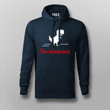 No Internet Dino Men's Tee - Fun and Stylish Wear by Teez