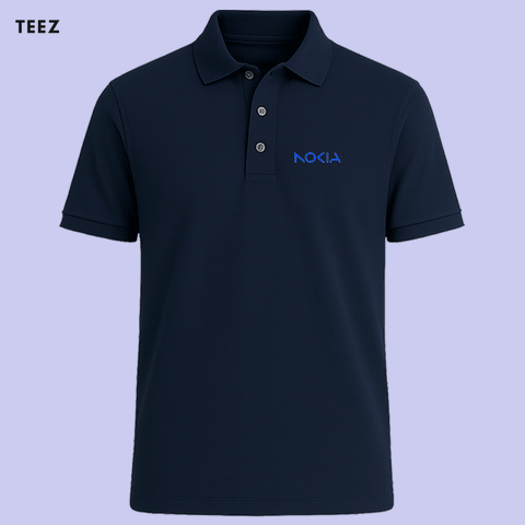 Nokia Logo Polo T-Shirt for Men – Classic Tech Heritage Wear