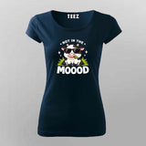 Not In The Mood Women Round Neck T-shirt
