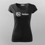 Notion Productivity Workspace T-shirt For Women