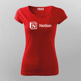 Notion Productivity Workspace T-shirt For Women