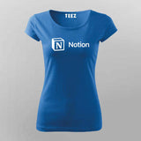 Notion Productivity Workspace T-shirt For Women