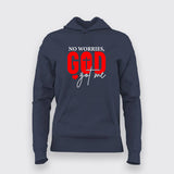 No Worrier, God Got Me - Comforting Women's Hoodie