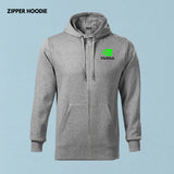 Nvidia--grey-zipper-hoodie