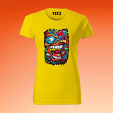 Oeni-Modern-Graffiti-Wall-Art-t-shirt-for-women-yellow