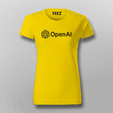Open AI Women's T-Shirt - Future of Tech Fashion