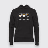 Optimist Pessimist Me Hoodies For Women
