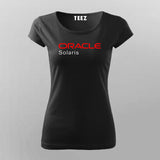 Oracle Solaris Women Tee - Tech-Savvy Developer Wear by Teez