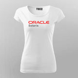Oracle Solaris Women Tee - Tech-Savvy Developer Wear by Teez