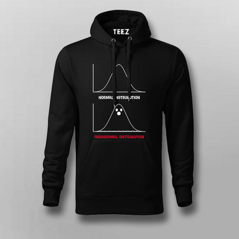 Paranormal Distribution - Funny Halloween Science Hoodies For Men