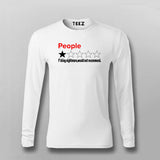 People, One Star, Fucking Nightmare, Would Not Recommend T-shirt For Men