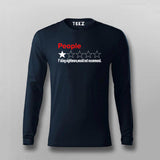People, One Star, Fucking Nightmare, Would Not Recommend T-shirt For Men