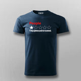 People, One Star, Fucking Nightmare, Would Not Recommend T-shirt For Men