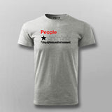 People, One Star, Fucking Nightmare, Would Not Recommend T-shirt For Men