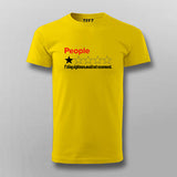 People, One Star, Fucking Nightmare, Would Not Recommend T-shirt For Men
