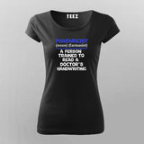 Pharmacist Definition Funny T-Shirt For Women