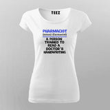 Pharmacist Definition Funny T-Shirt For Women