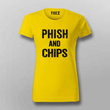Phish and Chips T-shirt For Women