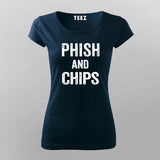 Phish and Chips T-shirt For Women