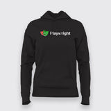 Playwright Women's Hoodie - Creative and Stylish Wear by Teez
