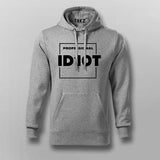 Professional ID10T Funny Programming Hoodies For Men