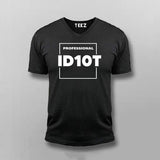 Professional ID10T Funny Programming T-shirt For Men