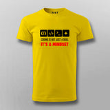 Code Hands, Warm Heart Programming T-shirt Online India
