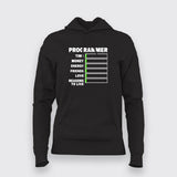 Programmer Stats Essential - Women's Coding Hoodie