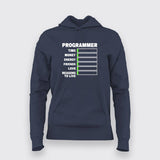 Programmer Stats Essential - Women's Coding Hoodie