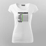 Programmer Stats Essential - Women's Coding Tee