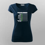Programmer Stats Essential - Women's Coding Tee