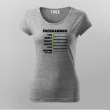 Programmer Stats Essential - Women's Coding Tee