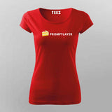 PromptLayer T-shirt For Women – AI Developer