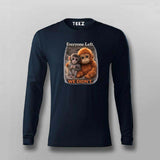 Everyone Left We Didn’t Punch Monkey T-shirt for Men