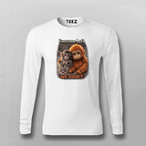 Everyone Left We Didn’t Punch Monkey T-shirt for Men