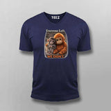 Everyone Left We Didn’t Punch Monkey T-shirt for Men