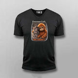 Everyone Left We Didn’t Punch Monkey T-shirt for Men