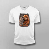 Everyone Left We Didn’t Punch Monkey T-shirt for Men
